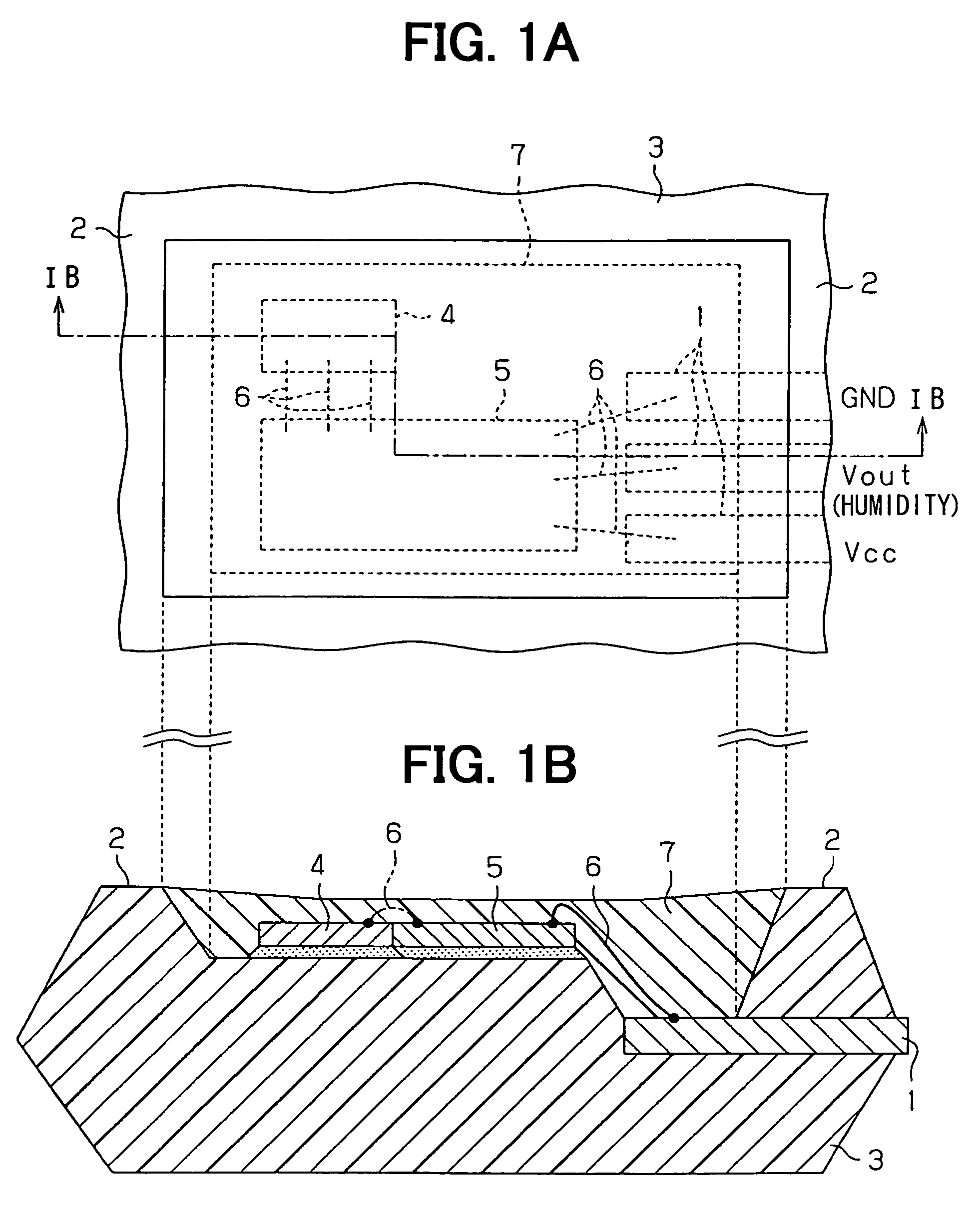 Humidity sensor and composite sensor having humidity detecting function