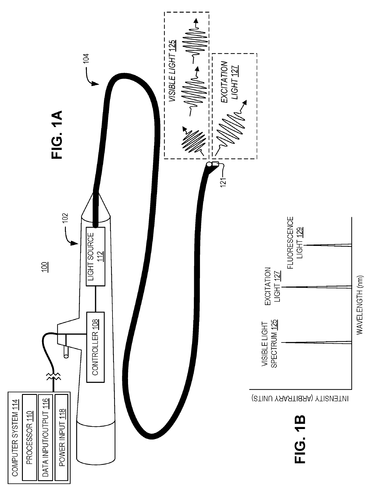 Simultaneous visible and fluorescence endoscopic imaging