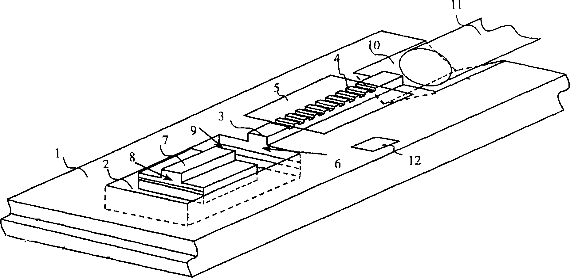 Hybrid integrated tunable semiconductor laser