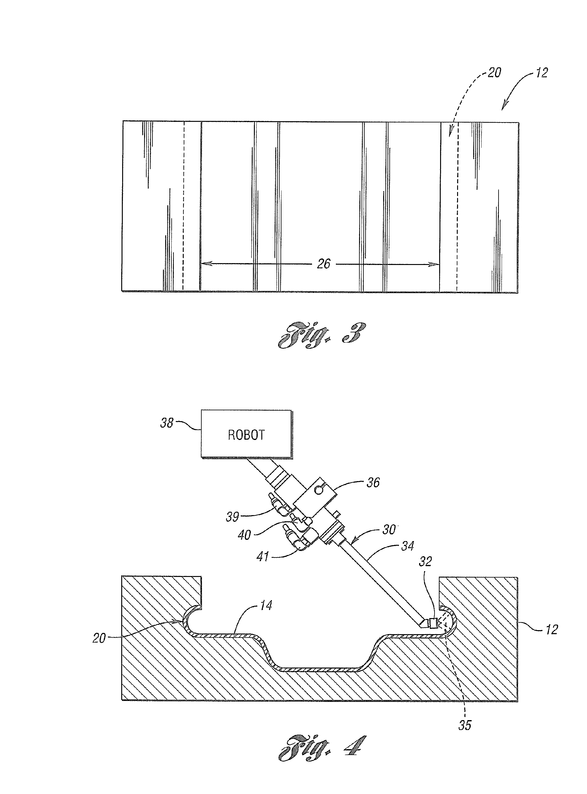 Applicator and method for in-mold coating