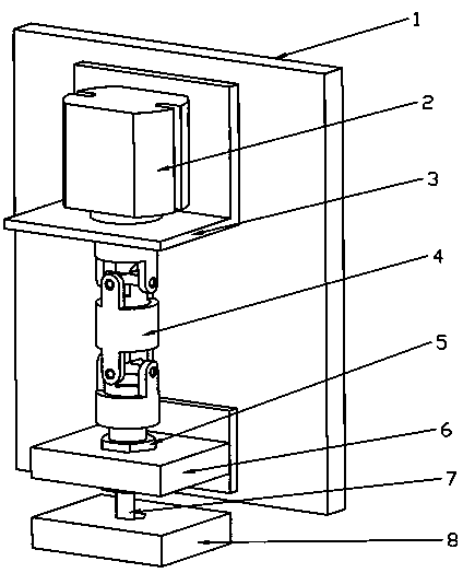 Spindle executing device for electric discharge machining of non-rounded regular hexagonal hole and machining method