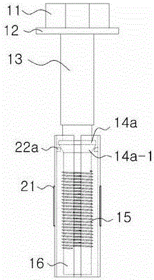 Insert bolt using core bushing and manufacturing method of core bushing