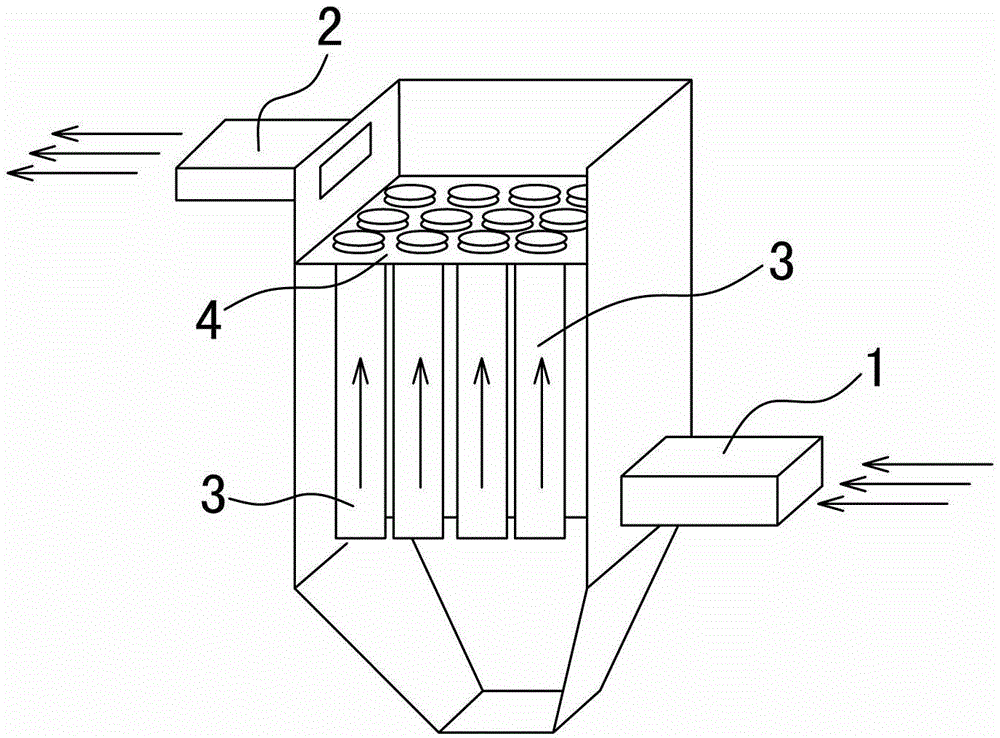 Fluidized vacuum dust collector