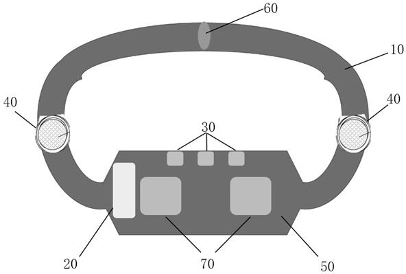 Sleep aid device automatic detachment control method, device, sleep aid device and storage medium