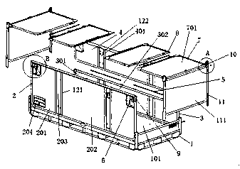 A foldable and stackable logistics operation pallet