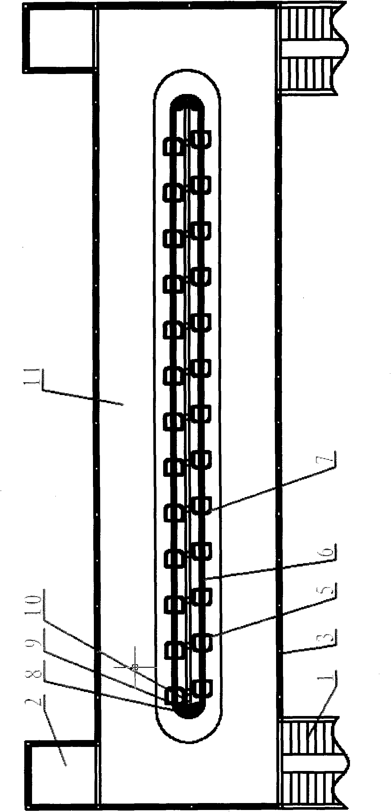 Circulating seat-type automatic street flyover