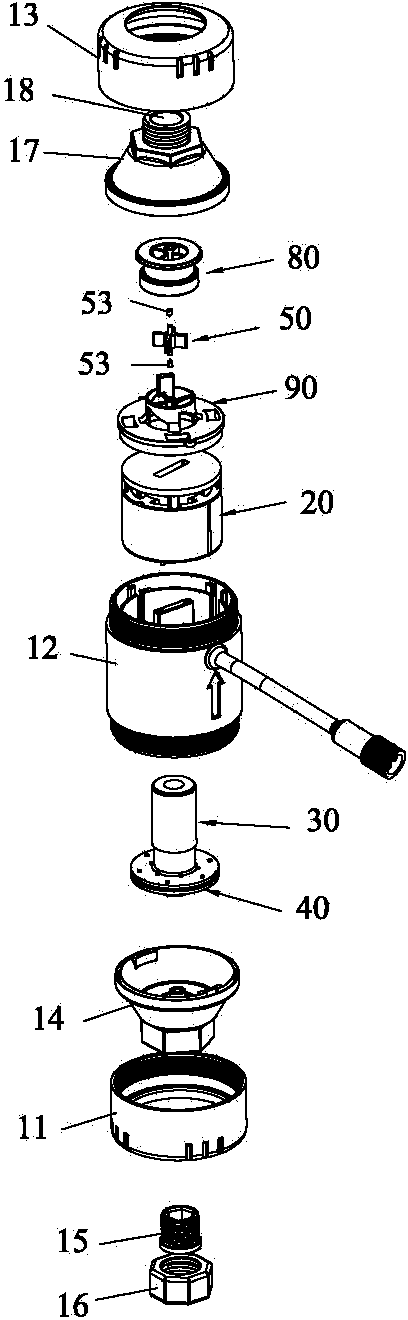 Miniature brushless direct-current centrifugal water pump