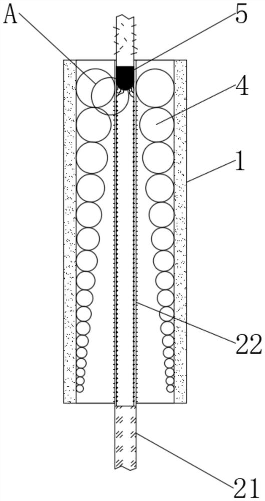 Heavy metal contaminated soil continuous root type combined remediation method