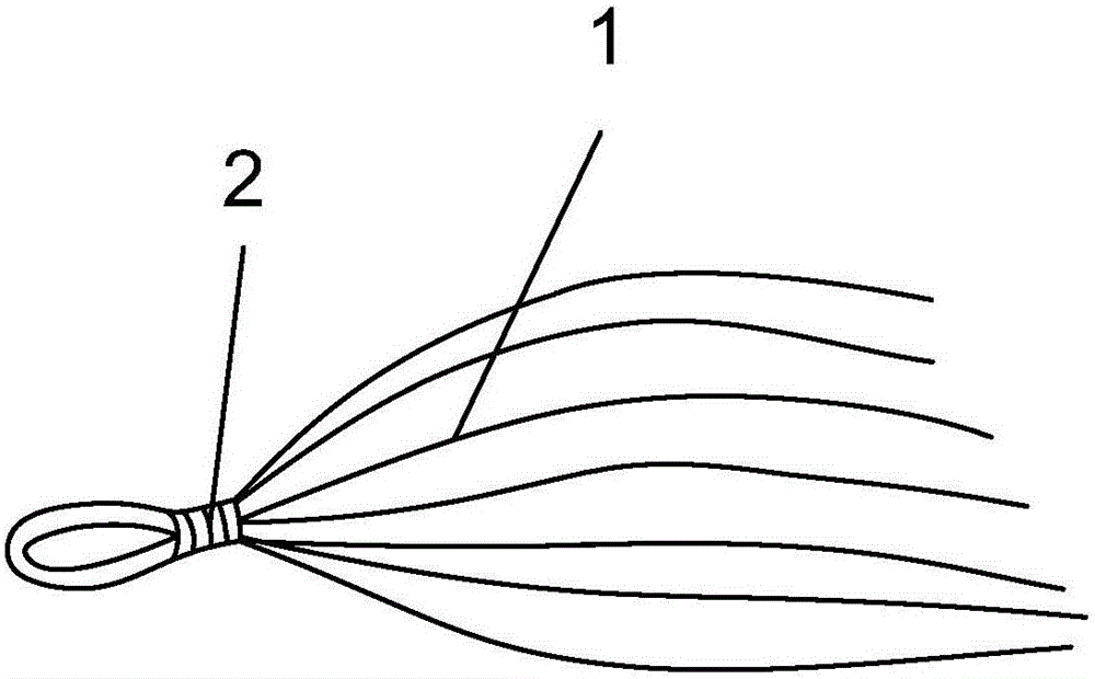 Weaving process of wig