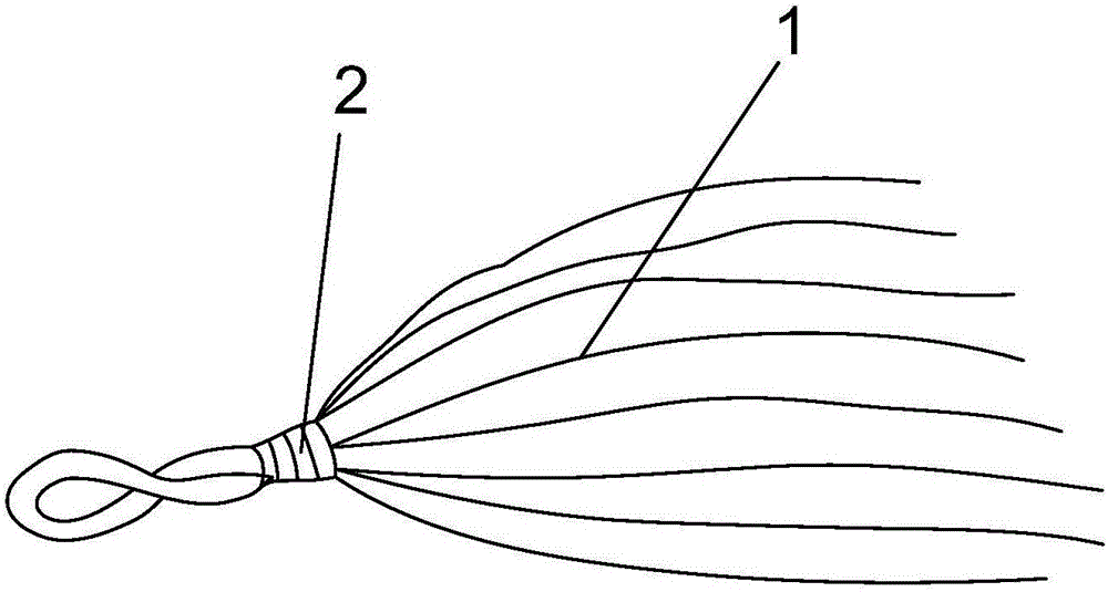 Weaving process of wig