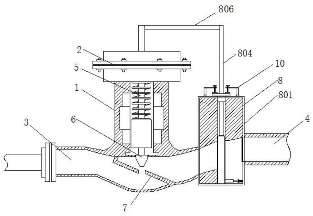 Control valve with double-sealing structure