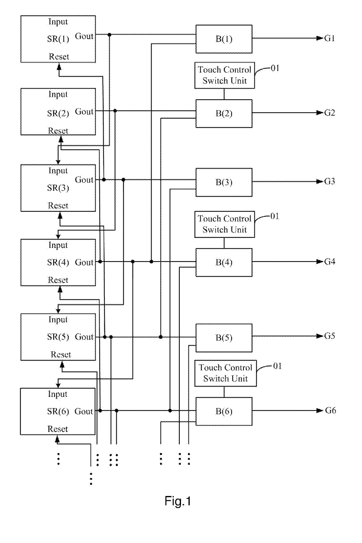 Gate drive circuit, display panel, and driving method for the gate drive circuit