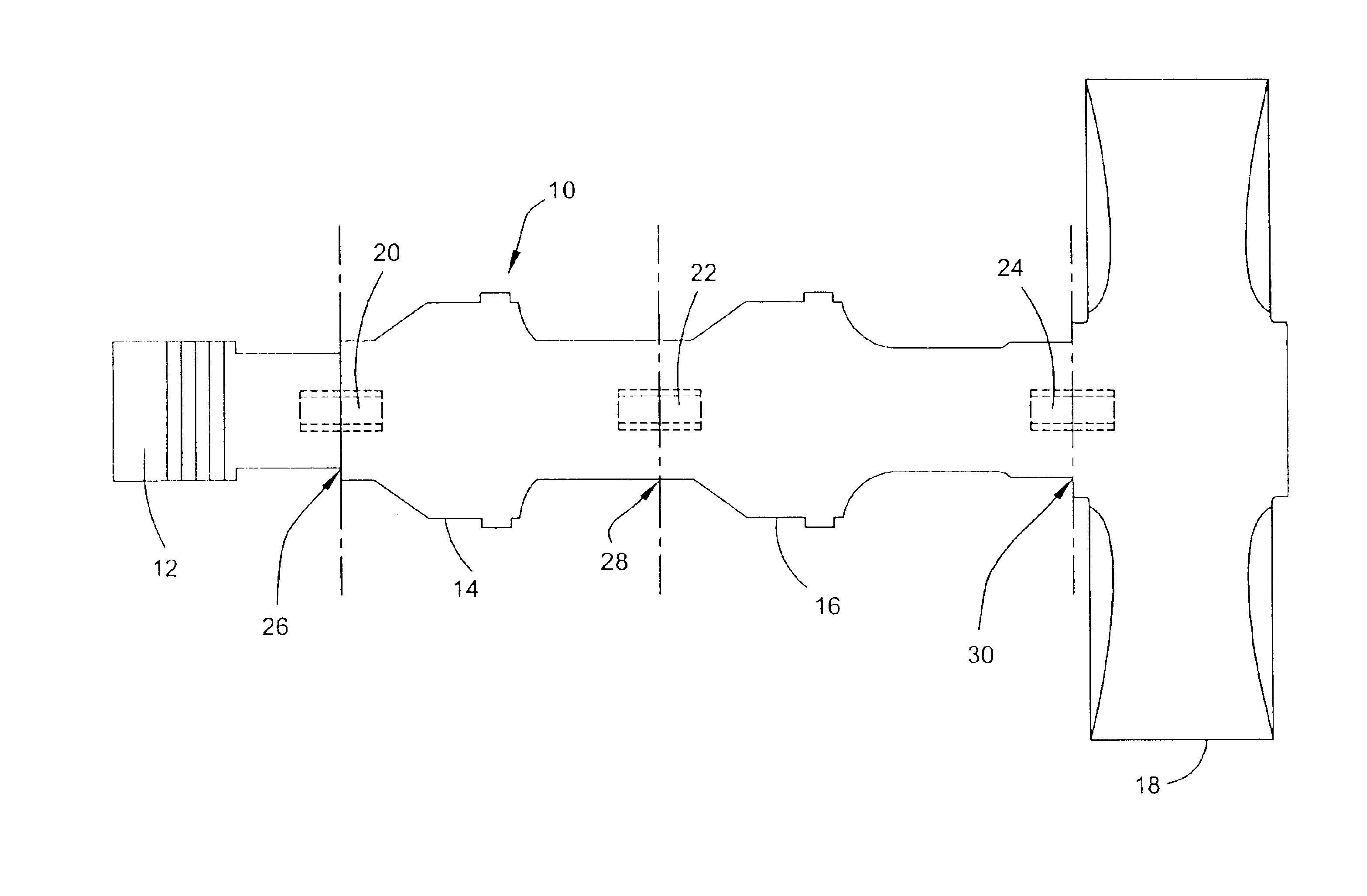 Ultrasonic horn assembly stack component connector