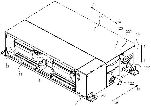 Air duct type air conditioner and assembling method thereof