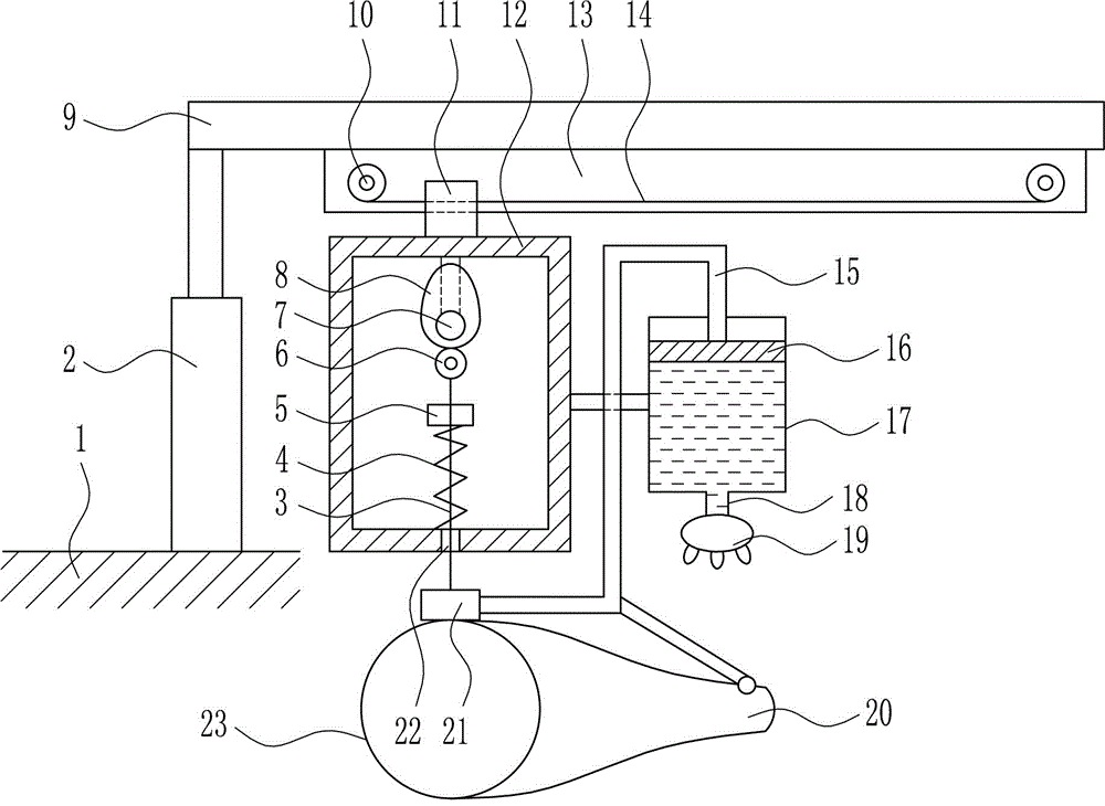 Safe fishing device for navigation channel