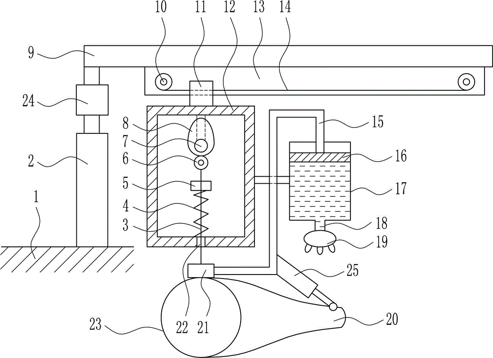 Safe fishing device for navigation channel