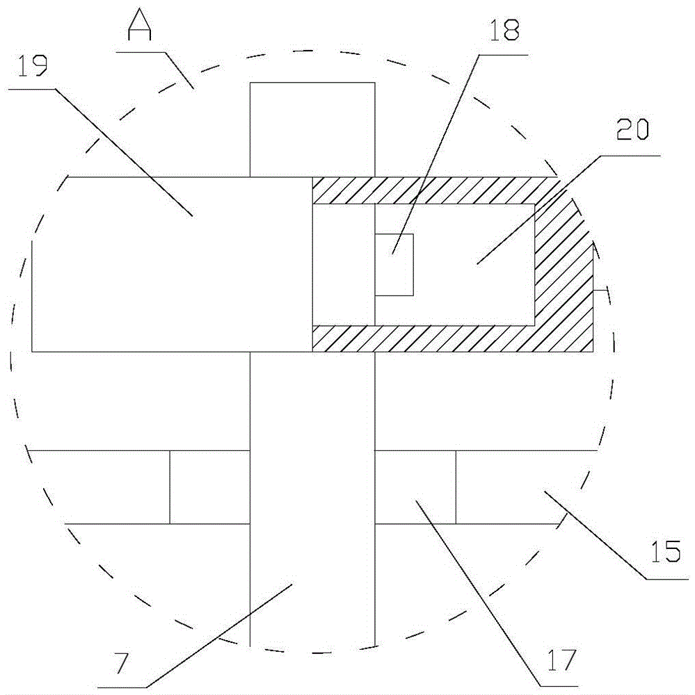 Electronic garbage regeneration tail gas treatment device