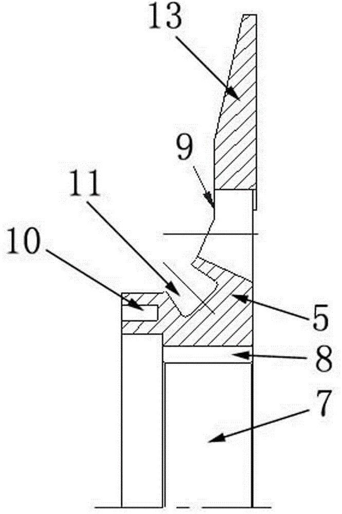 Compact-type rotor structure with rotor wind path