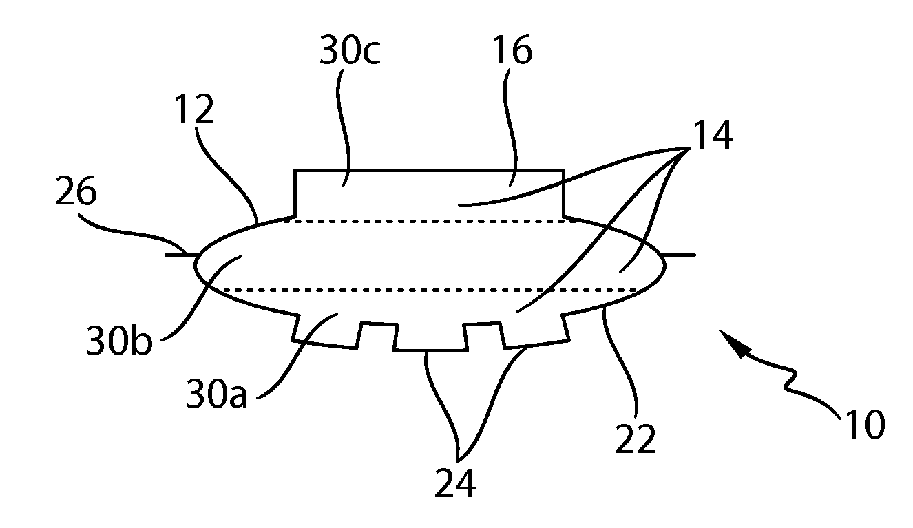 Cleaning head for a target surface