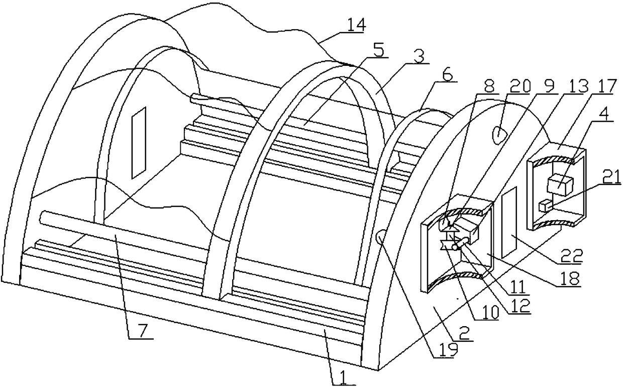 Agricultural mechanical tent