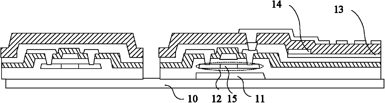 Low-temperature polysilicon display device and manufacturing method thereof