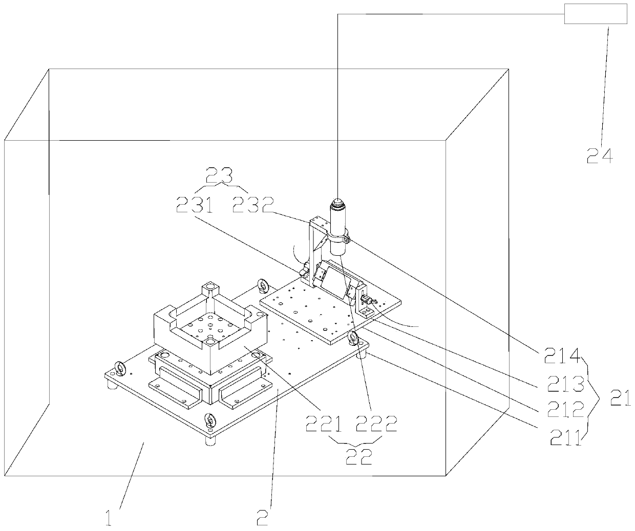 Nuclear fuel assembly underwater test platform and test method