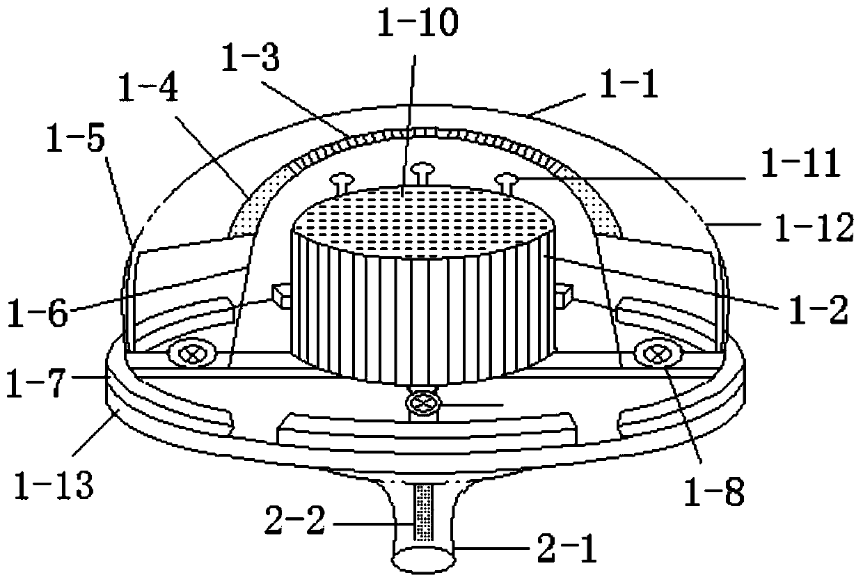 A street lamp capable of electrostatically hydroponic plants and electrostatically purifying air