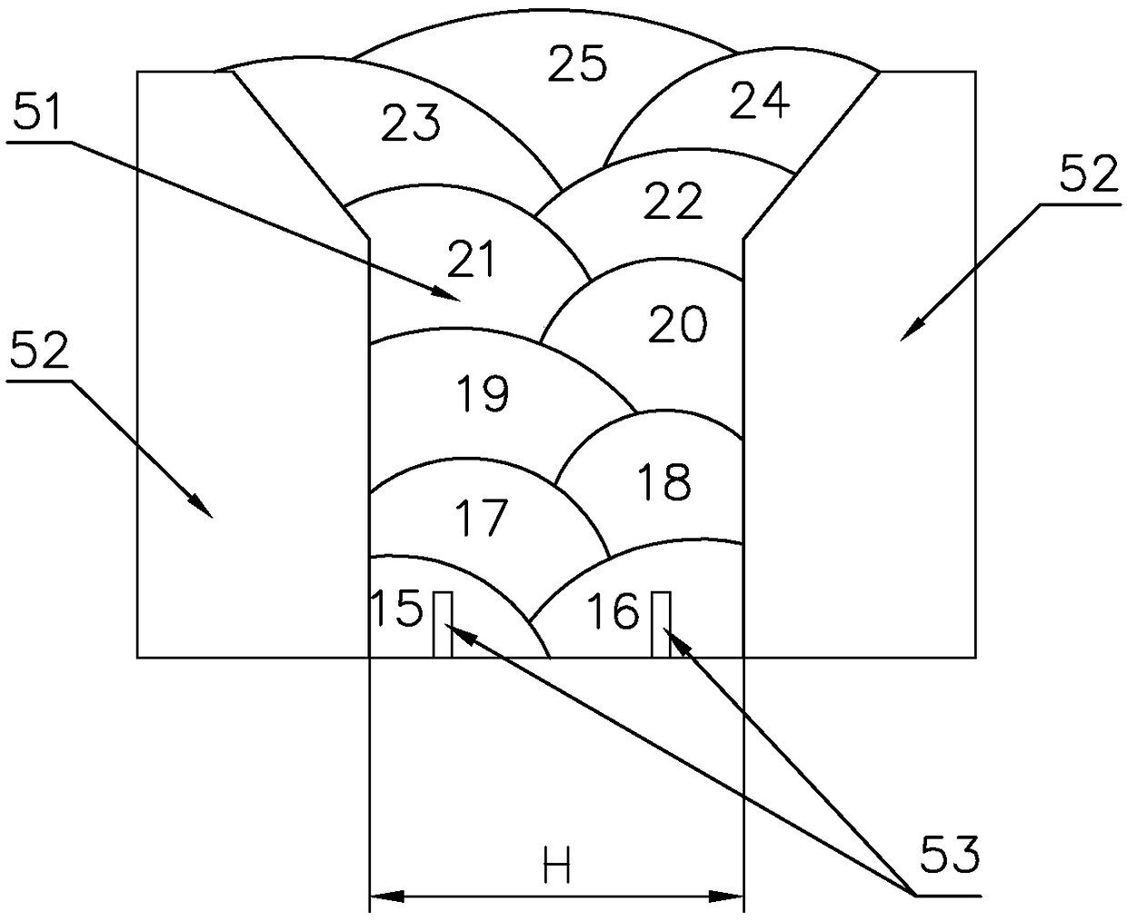 Stainless steel-carbon steel composite plate hot continuous rolling large-scale preparing method