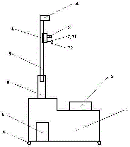 Automatic glue-pouring machine