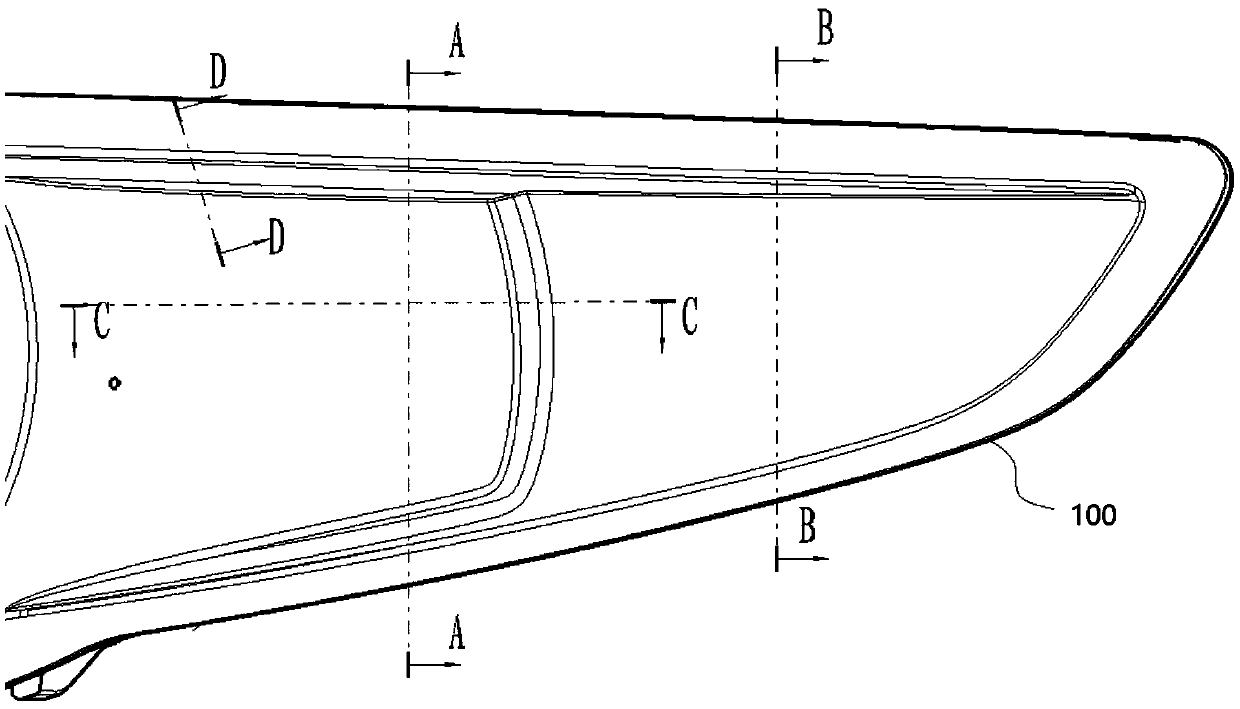 Automobile lamp assembly and vehicle provided with same