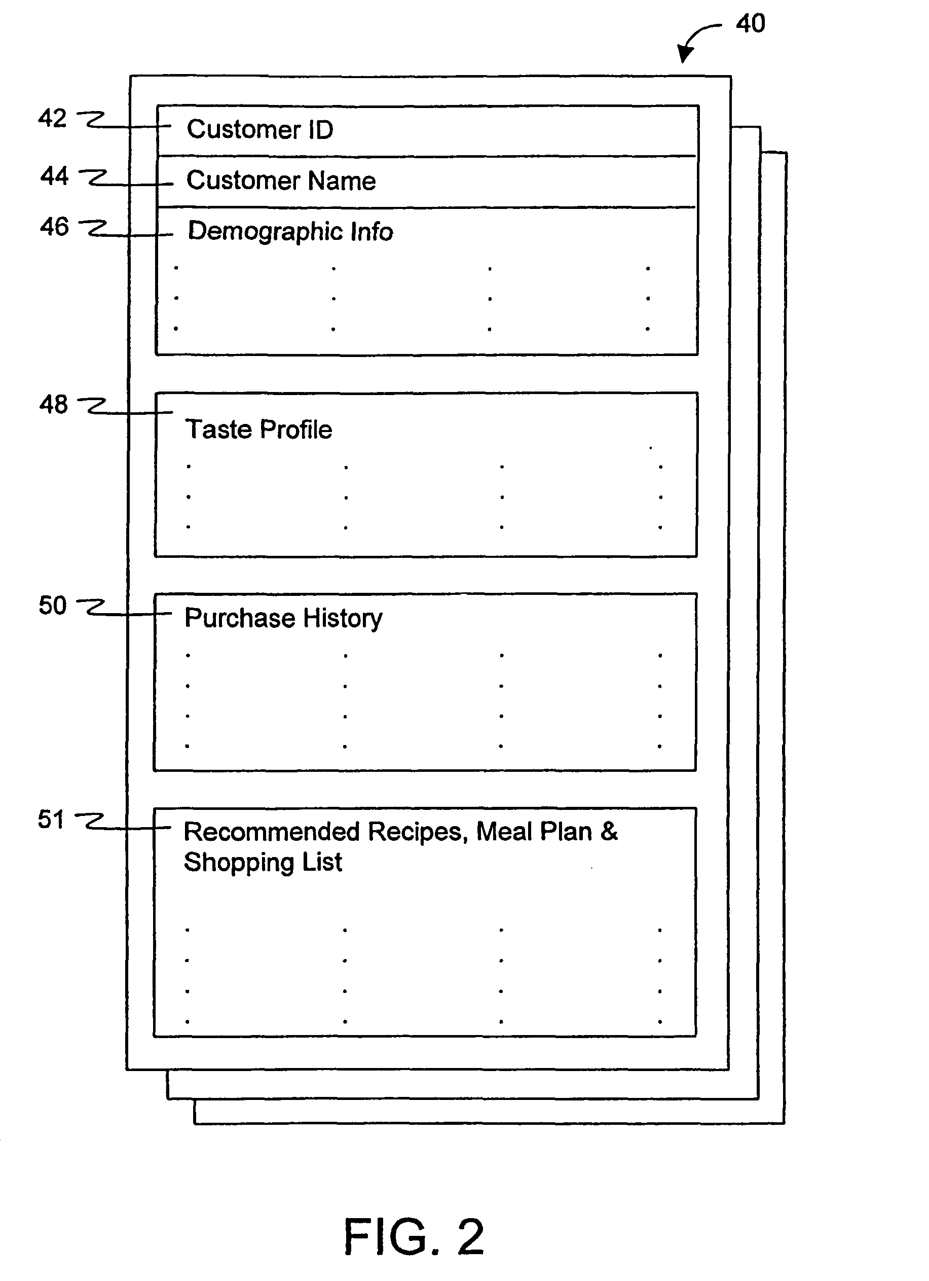 System and method for automated recipe selection and shopping list creation