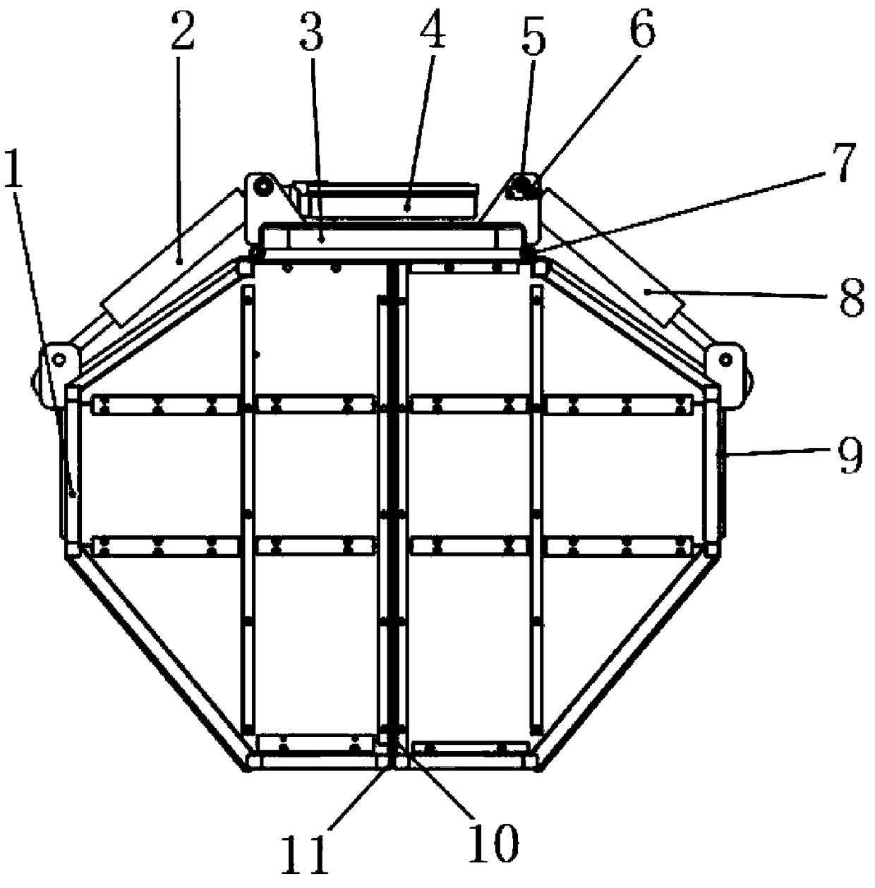 Sugarcane collection device and sugarcane harvester