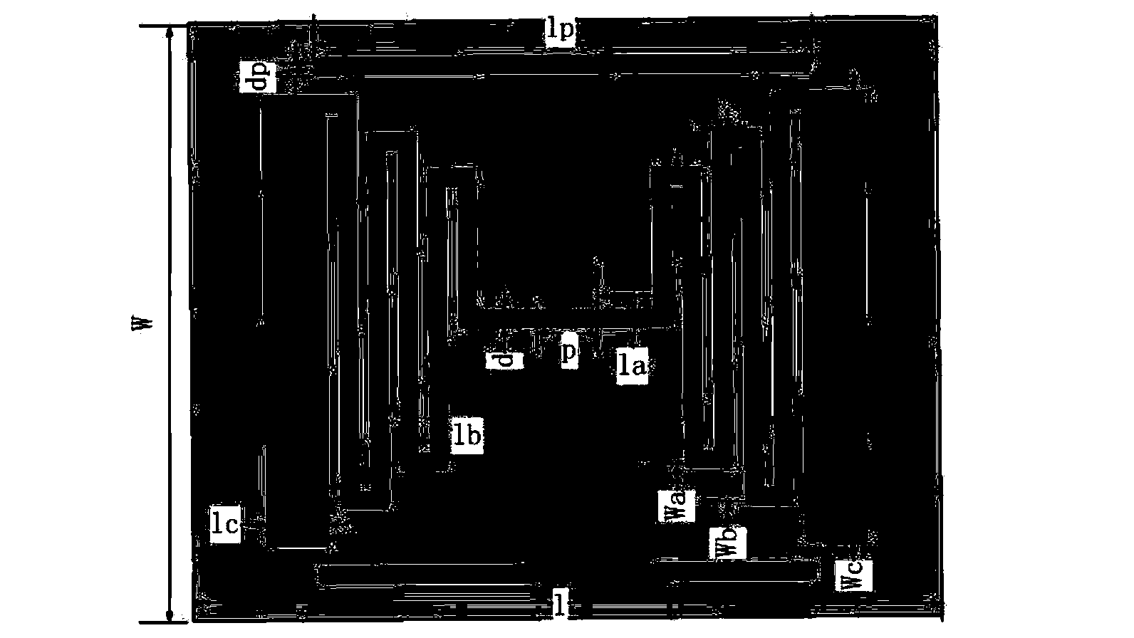 RFID label antenna