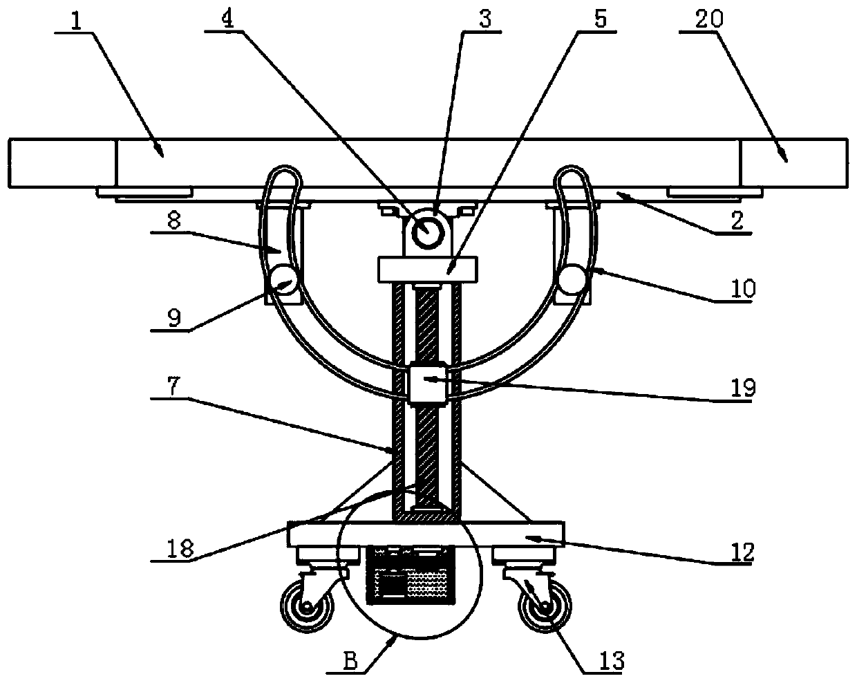 Drawing display stand for architectural design