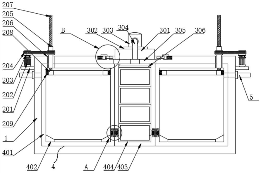 A water supply tank with self-cleaning function