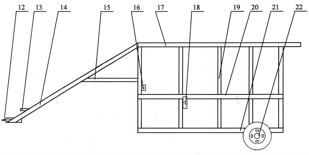 Pull-type picking, kneading, bundling and bagging machine for straw feed