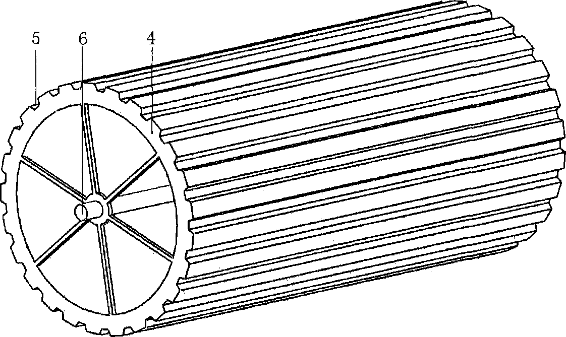 Composite material tower drum of wind driven generator as well as preparation method and preparation mold of composite material tower drum