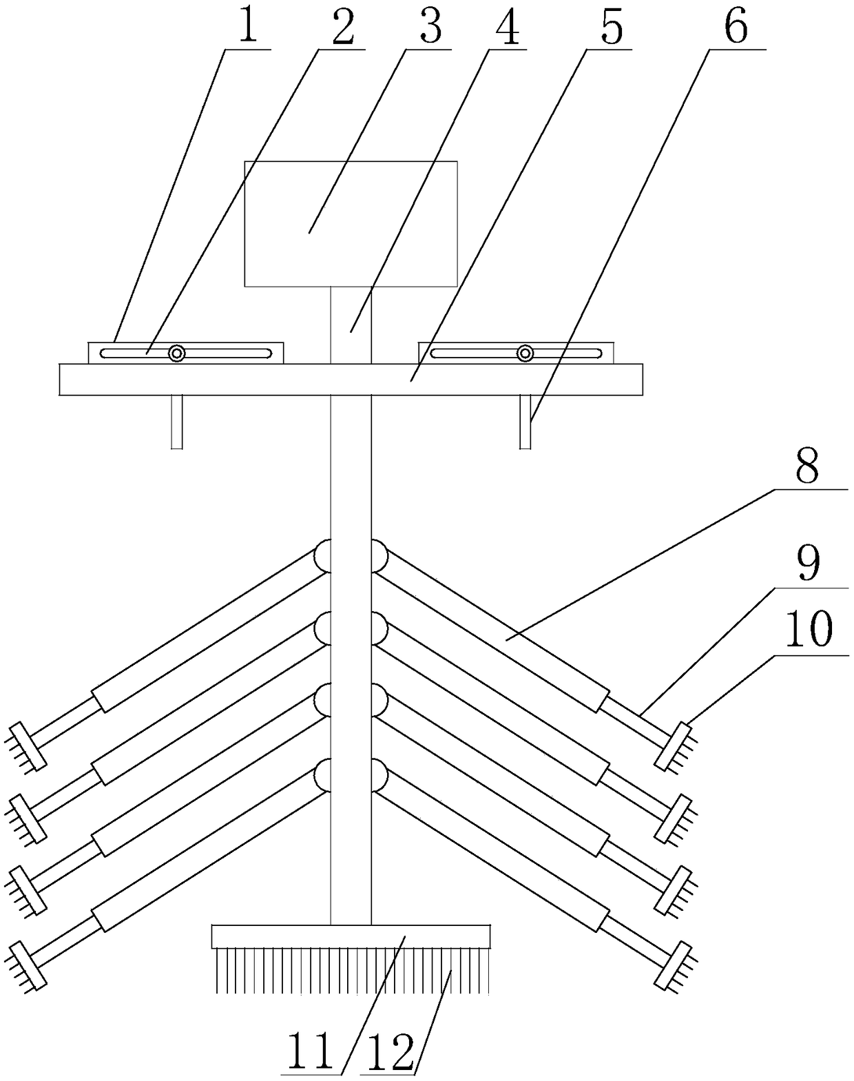 Device for improving cleaning effect of petroleum reaction still