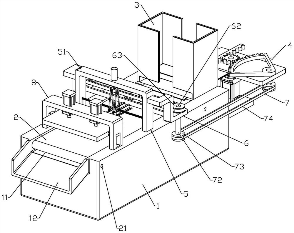 Mechanical automatic flattening equipment