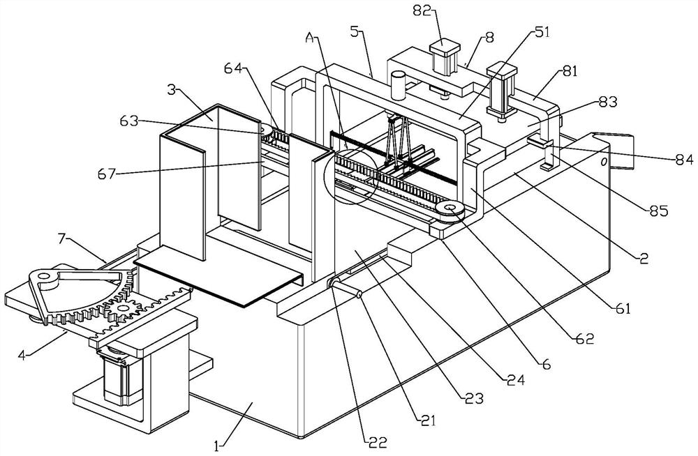 Mechanical automatic flattening equipment