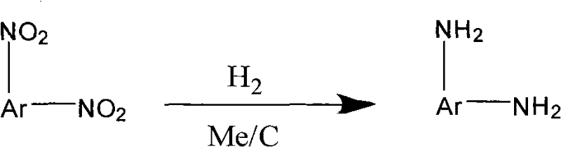 Production method of diamido-arene