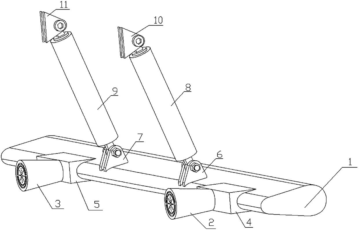 Bionic rear bumper for heavy vehicles