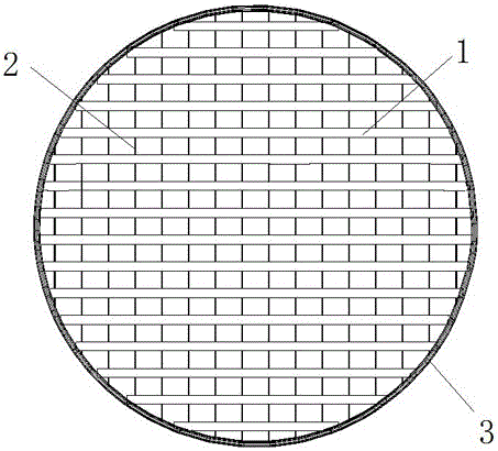 Steel sheet strip and cable net structure