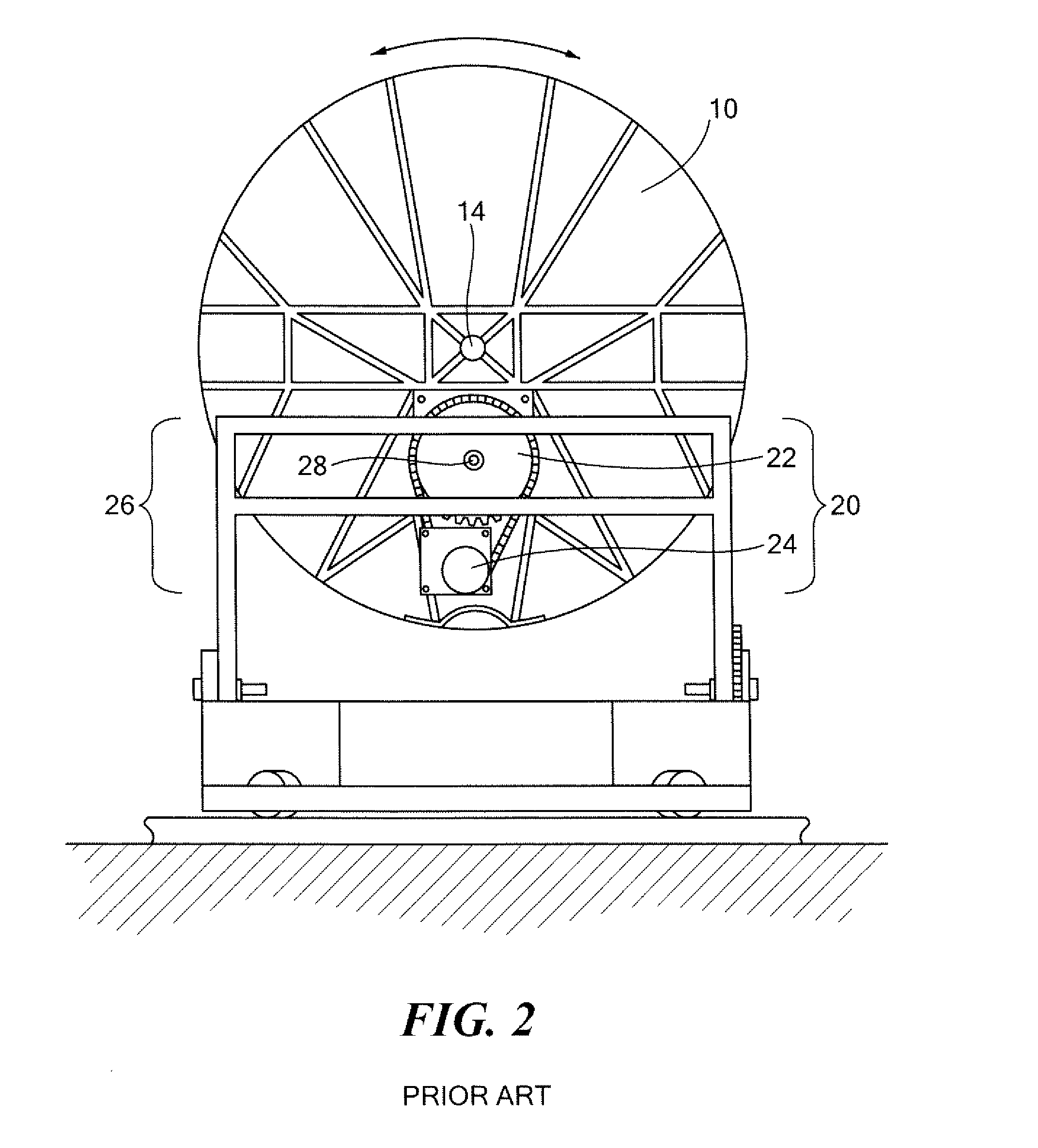 Antenna positioning system with automated skewed positioning