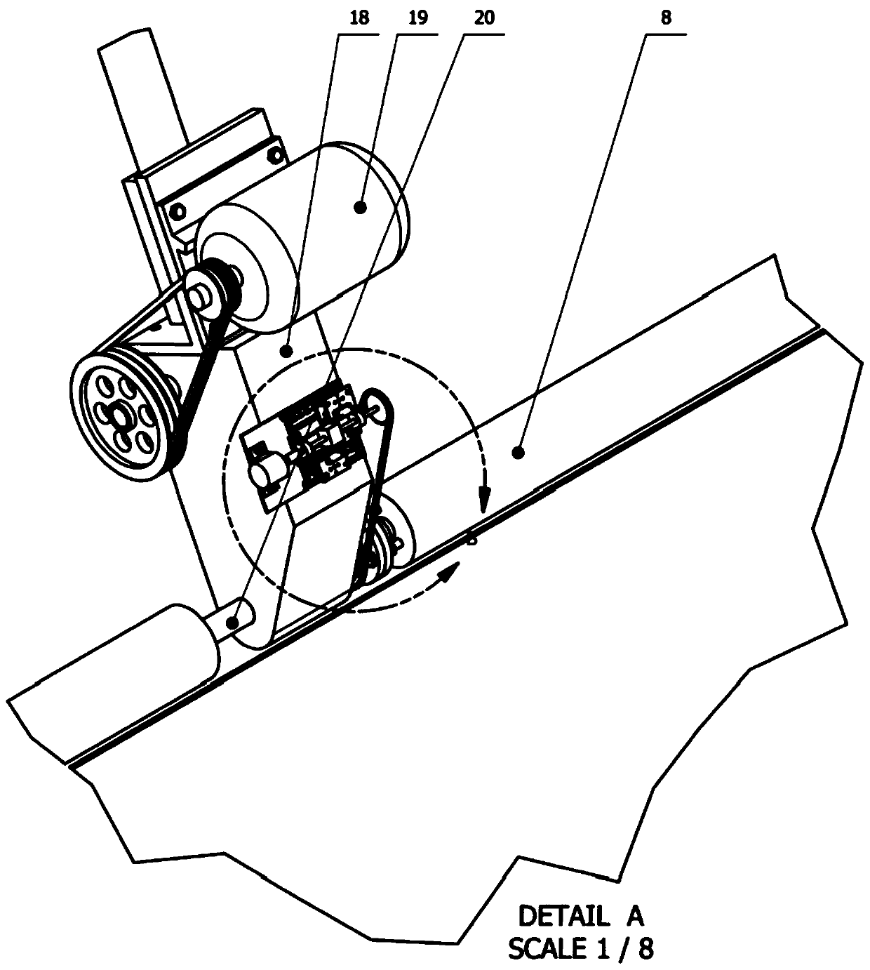 Protecting device and method for exhausting fan and roller blind machine of sunlight greenhouse