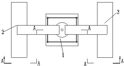 Underground water conveying pipeline construction placement equipment