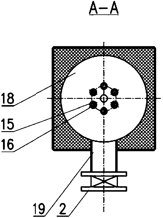 Pulverized coal flame preheating reburning system