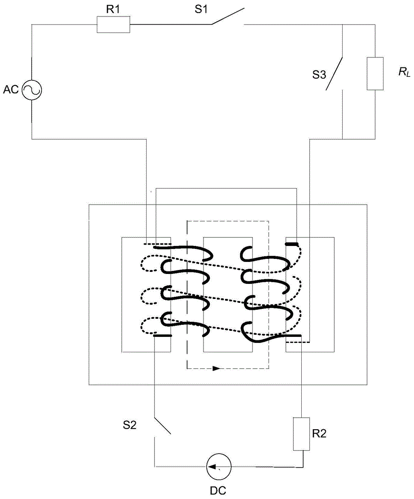 Saturated iron core type fault current limiter