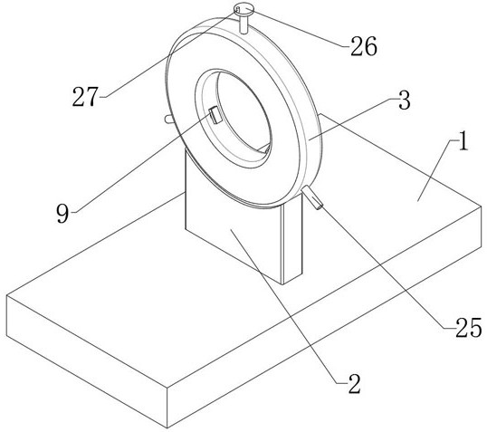 A steel pipe body clamping and positioning mechanism for steel pipe production