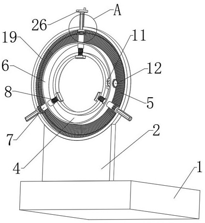 A steel pipe body clamping and positioning mechanism for steel pipe production